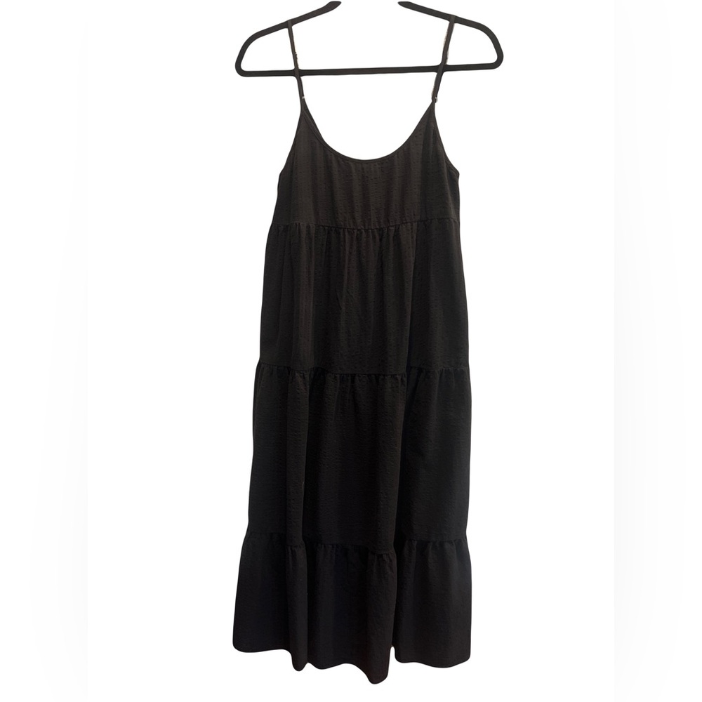 Cotton On Black Tiered Maxi Sundress